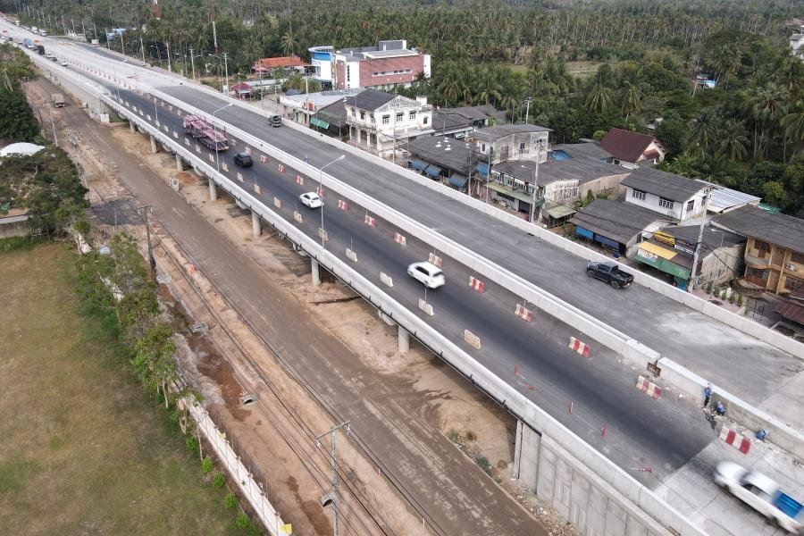 โครงการก่อสร้างทางหลวงหมายเลข 4 สาย บ.ห้วยยาง - อ.บางสะพาน