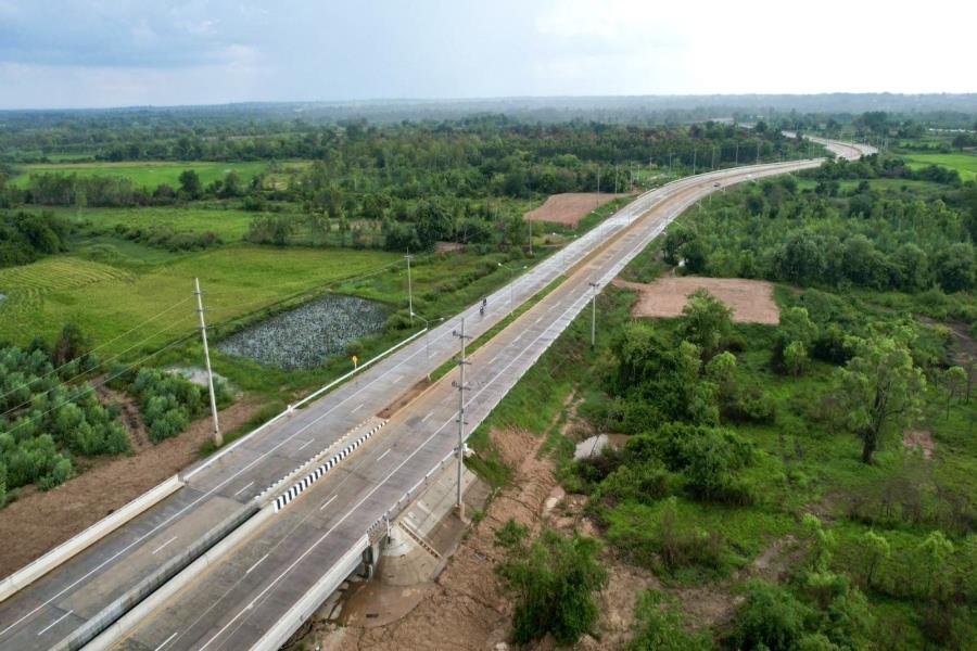 โครงการก่อสร้างถนนหมายเลข 2083 สาย อ.มหาชนะชัย - อ.คำเขื่อนแก้ว