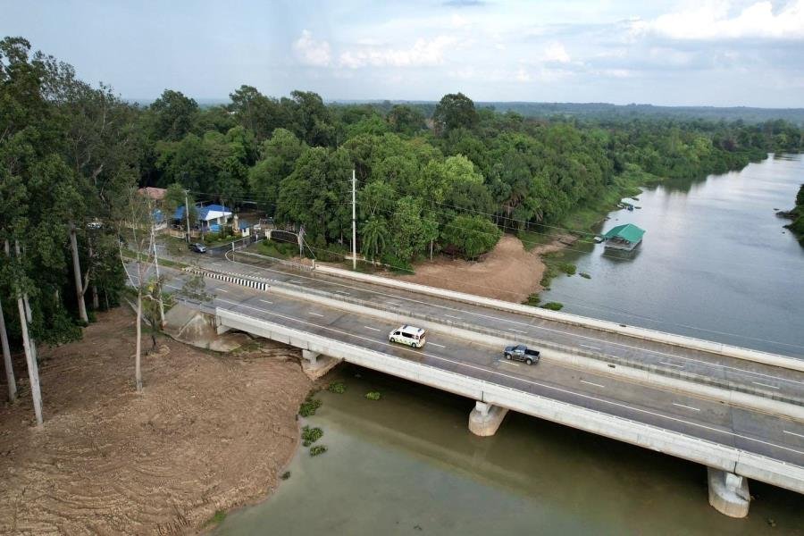 โครงการก่อสร้างถนนหมายเลข 2083 สาย อ.มหาชนะชัย - อ.คำเขื่อนแก้ว