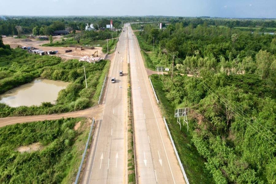 โครงการก่อสร้างถนนหมายเลข 2083 สาย อ.มหาชนะชัย - อ.คำเขื่อนแก้ว